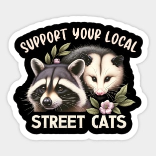 Street Cats, Support Your Local Street Cat Sticker